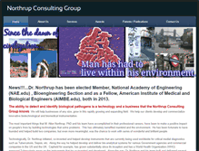Tablet Screenshot of northrupconsultinggroup.com